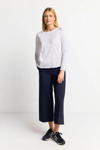 Rich And Royal - Organic Heavy Jersey Longsleeve Top - White