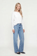 Load image into Gallery viewer, Rich And Royal - Organic Heavy Jersey Long Sleeve T-Shirt - White

