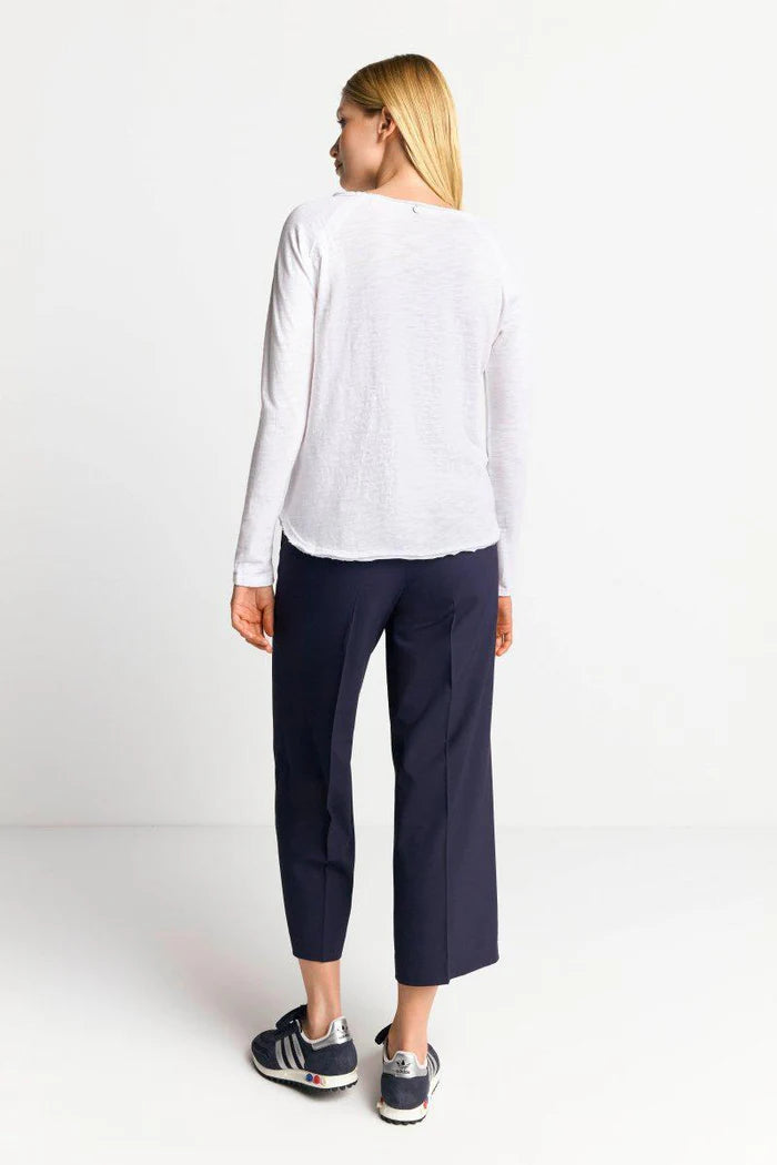 Rich And Royal - Organic Heavy Jersey Longsleeve Top - White