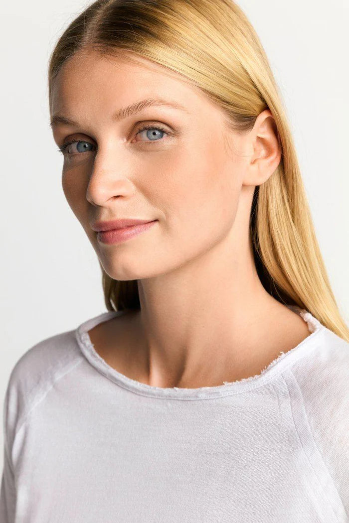 Rich And Royal - Organic Heavy Jersey Longsleeve Top - White