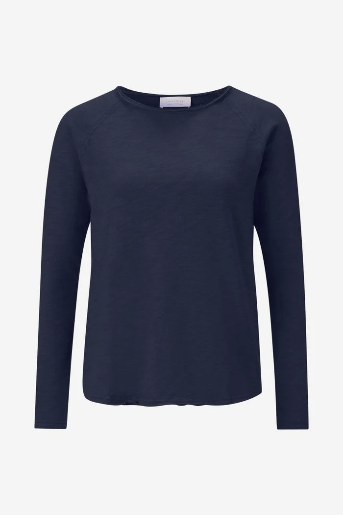 Rich And Royal - Organic Heavy Jersey Longsleeve Top - Deep Blue