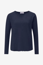 Load image into Gallery viewer, Rich And Royal - Organic Heavy Jersey Longsleeve Top - Deep Blue
