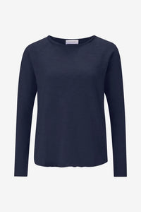 Rich And Royal - Organic Heavy Jersey Longsleeve Top - Deep Blue