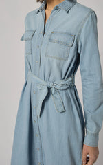 Load image into Gallery viewer, Dricoper - Naia Sunbleach Dress
