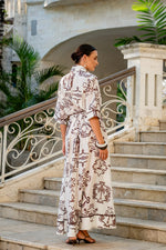 Load image into Gallery viewer, Nassaya - Nautical Shirt Dress - Choc
