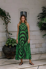 Load image into Gallery viewer, Nassaya - Noveau Maxi Dress - Emerald
