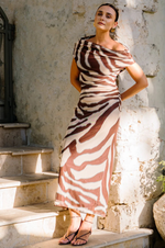 Load image into Gallery viewer, Nassaya - Wild Things Mesh Dress
