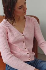Load image into Gallery viewer, Noella - Laliah Knit Cardigan - Baby Pink
