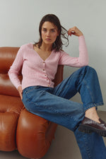 Load image into Gallery viewer, Noella - Laliah Knit Cardigan - Baby Pink
