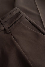 Load image into Gallery viewer, Noella - Darryl High Waist Pants - Chocolate
