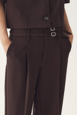Load image into Gallery viewer, Noella - Darryl High Waist Pants - Chocolate
