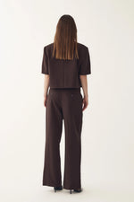 Load image into Gallery viewer, Noella - Darryl High Waist Pants - Chocolate
