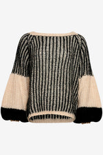 Load image into Gallery viewer, Noella - Liana Knit Sweater - Cream/Black
