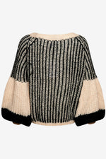 Load image into Gallery viewer, Noella - Liana Knit Sweater - Cream/Black

