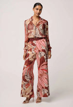 Load image into Gallery viewer, Once Was - Freya Sheer Viscose Blouse With Embellished Neck Detail - Cathedral Botanic
