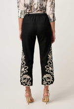 Load image into Gallery viewer, Once Was - Helm Embroidered Linen Viscose Pant - Black
