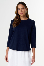 Load image into Gallery viewer, Cloth Paper Scissors - On Repeat Raglan - Parisian Navy
