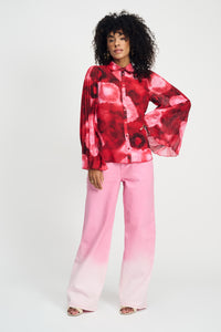 Pom Amsterdam - Summer Bliss Red Blouse