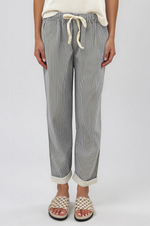 Load image into Gallery viewer, La Gemme - Paco Stripe Pant - Navy Stripe
