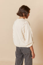 Load image into Gallery viewer, Indi And Cold - Fantasy Knit Cardi - Blanco 148
