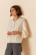 Load image into Gallery viewer, Indi And Cold - Fantasy Knit Cardi - Blanco 148
