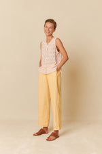 Load image into Gallery viewer, Indi And Cold - Pointelle Knit Vest - Mandarina 465
