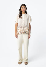 Load image into Gallery viewer, Coster Copenhagen - Ruffle Top - Floral Boarder Print
