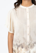 Load image into Gallery viewer, Coster Copenhagen - Ruffle Top - Floral Boarder Print
