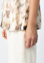 Load image into Gallery viewer, Coster Copenhagen - Ruffle Top - Floral Boarder Print
