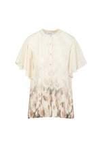 Load image into Gallery viewer, Coster Copenhagen - Ruffle Top - Floral Boarder Print
