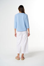 Load image into Gallery viewer, Cloth Paper Scissors - Raglan On Repeat Raglan - Skyway Blue

