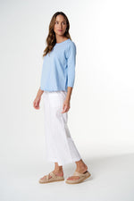 Load image into Gallery viewer, Cloth Paper Scissors - Raglan On Repeat Raglan - Skyway Blue
