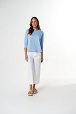 Load image into Gallery viewer, Cloth Paper Scissors - Raglan On Repeat Raglan - Skyway Blue
