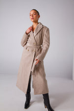 Load image into Gallery viewer, Indigo - Raven Coat - Oatmeal

