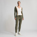 Load image into Gallery viewer, Raw By Raw - Base Layer Stretch Knit Pant - Fern
