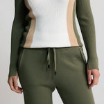 Load image into Gallery viewer, Raw By Raw - Base Layer Stretch Knit Pant - Fern
