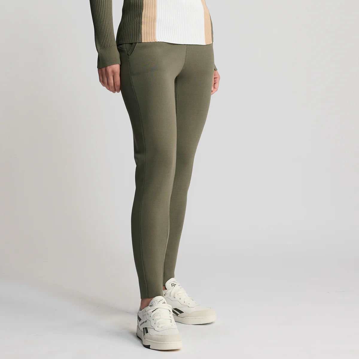 Raw By Raw - Base Layer Stretch Knit Pant - Fern