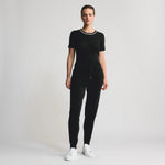 Load image into Gallery viewer, Raw By Raw - Base Layer Stretch Knit Pant - Jet Black
