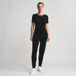 Raw By Raw - Base Layer Stretch Knit Pant - Jet Black