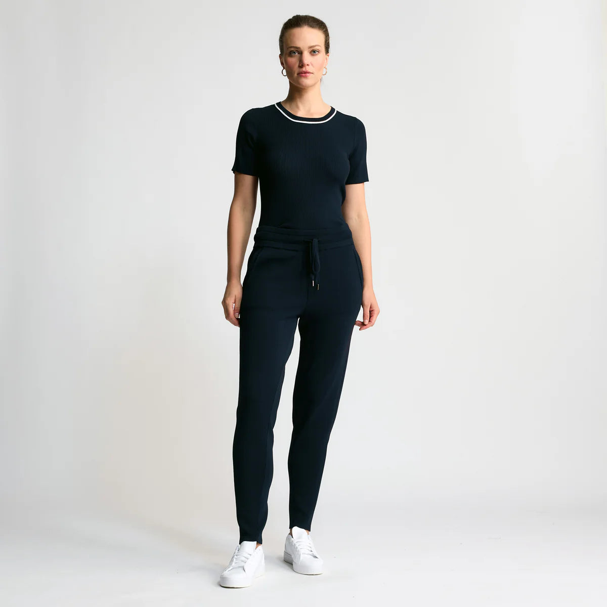 Raw By Raw - Base Layer T-Shirt Ribbed Knit - British Navy