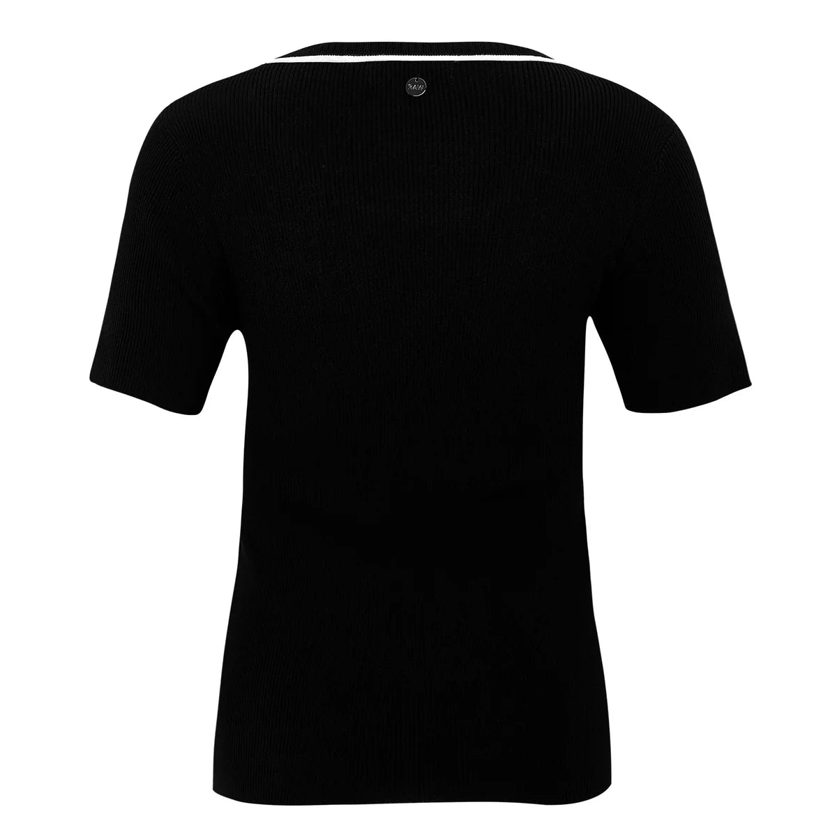 Raw By Raw - Base Layer T-Shirt  Ribbed Knit - Jet Black