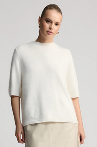 Raw By Raw - Chloe Short Sleeve Crew Neck Top - Mink