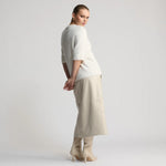 Load image into Gallery viewer, Raw By Raw - Chloe Short Sleeve Crew Neck Top - Mink
