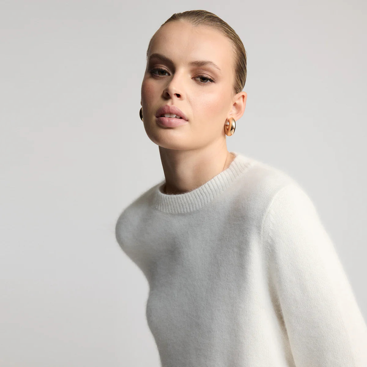Raw By Raw - Chloe Short Sleeve Crew Neck Top - Mink