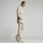 Load image into Gallery viewer, Raw By Raw - Isla Oversized Stud Front Jacket - Porcelain
