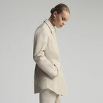 Load image into Gallery viewer, Raw By Raw - Isla Oversized Stud Front Jacket - Porcelain
