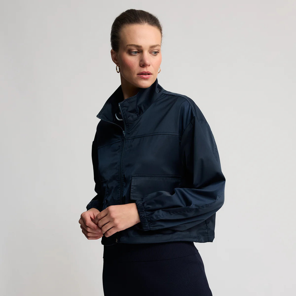 Raw By Raw - Simmi Cropped Windbreaker - British Navy