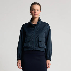 Raw By Raw - Simmi Cropped Windbreaker - British Navy