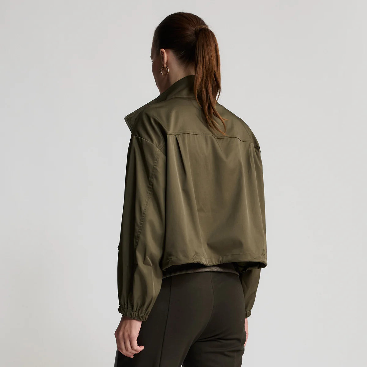 Raw By Raw - Simmi Cropped Windbreaker  - Fern