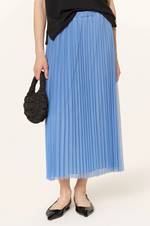 Load image into Gallery viewer, Rich And Royal - Tulle Plisse Skirt - Blue Belle
